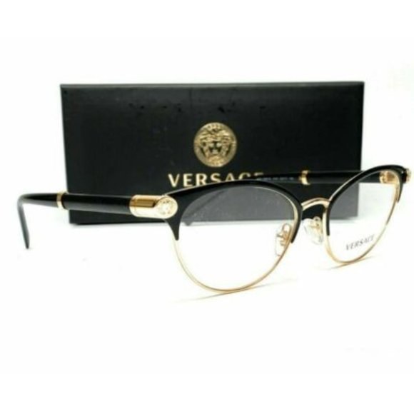 Versace Women's Black and Gold Eyeglasses! - Picture 3 of 3